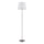 Globo - Vloerlamp 1xE27/40W/230V wit/mat chroom