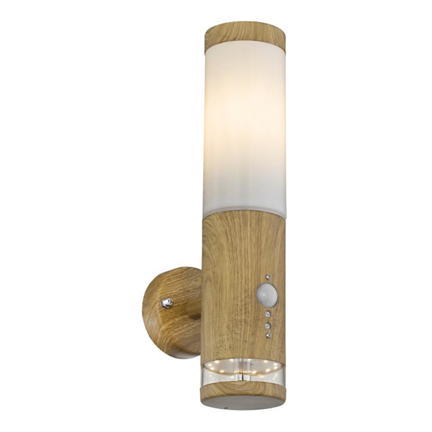 Globo - Wand Lamp voor Buiten met Sensor 1xE27/15W/230V IP44