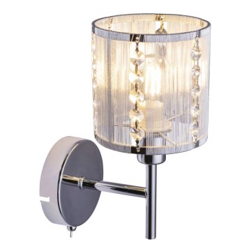 Globo - Wandlamp 1xE14/40W/230V mat chroom