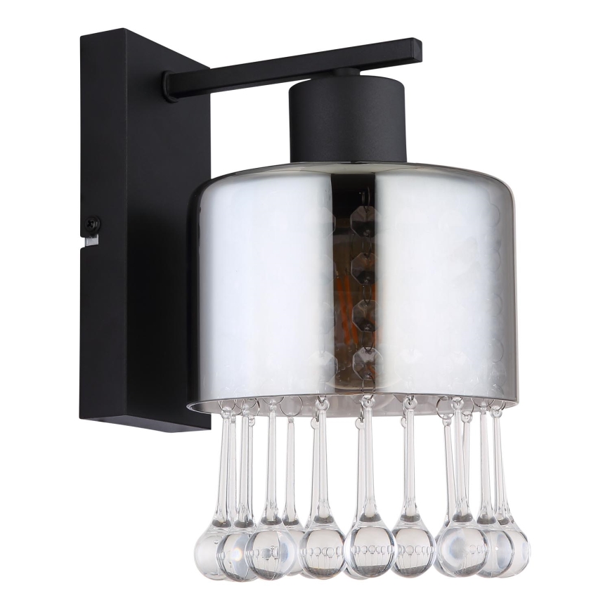 Globo - Wandlamp 1xE27/60W/230V zwart