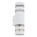 Globo - Wandlamp 2xE27/10W/230V wit