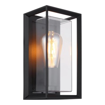 Globo - Wandlamp voor buiten 1xE27/60W/230V IP44 zwart