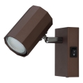 Globo - Wandspot 1xGU10/25W/230V bruin