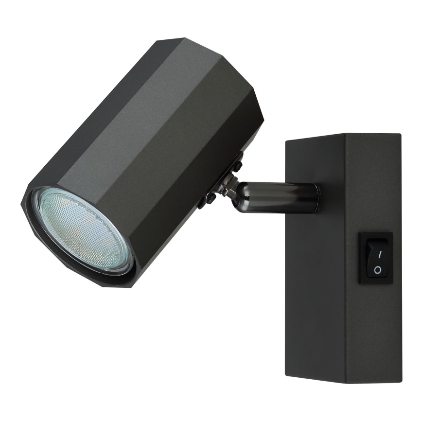 Globo - Wandspot 1xGU10/25W/230V zwart