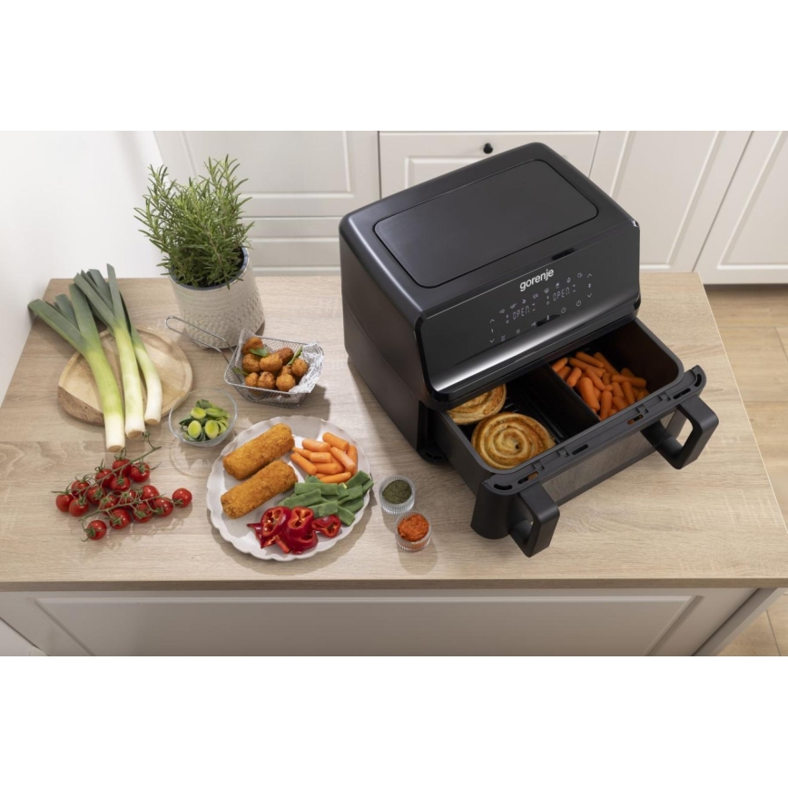 GORENJE AF2700BP - Friteuse à air chaud 9 l 2700W/230V noire