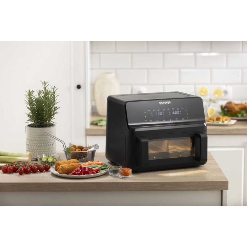 GORENJE AF2700BP - Friteuse à air chaud 9 l 2700W/230V noire