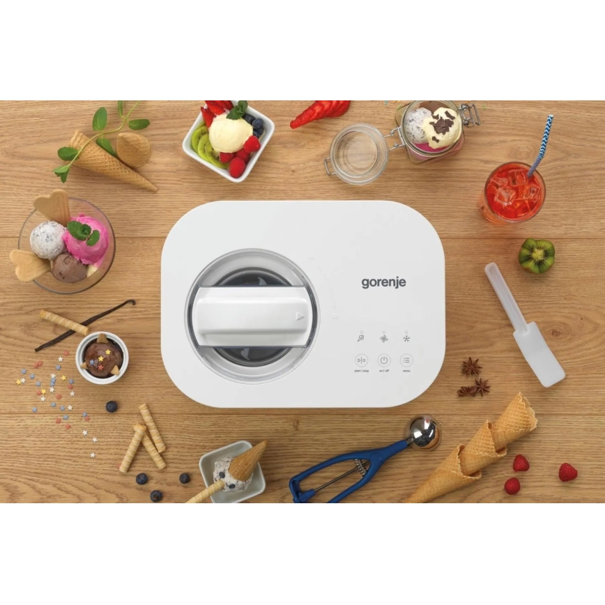 GORENJE ICM10W - Sorbetière 100W/230V blanche
