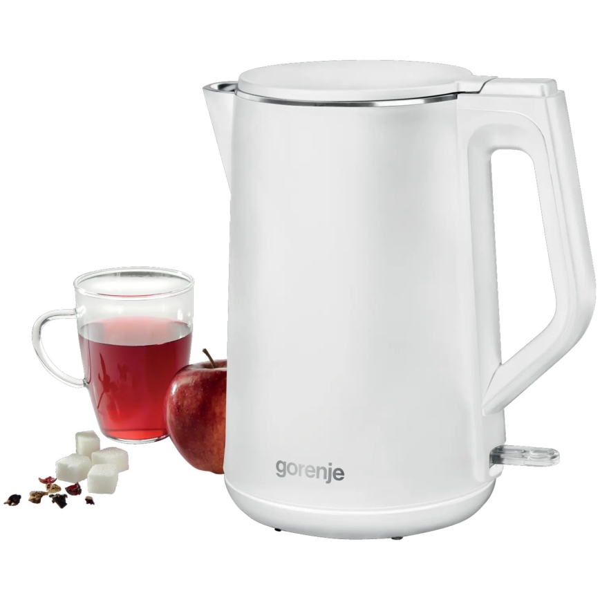 GORENJE K15DWW - Snelle waterkoker 1,5 l 2200W/230V wit