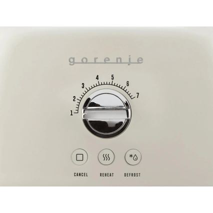 GORENJE T900RL - Grille-pain à deux fentes 1000W/230V blanc