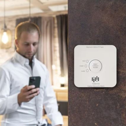 GoSmart koolmonoxidedetector 2xAA Wi-Fi Tuya