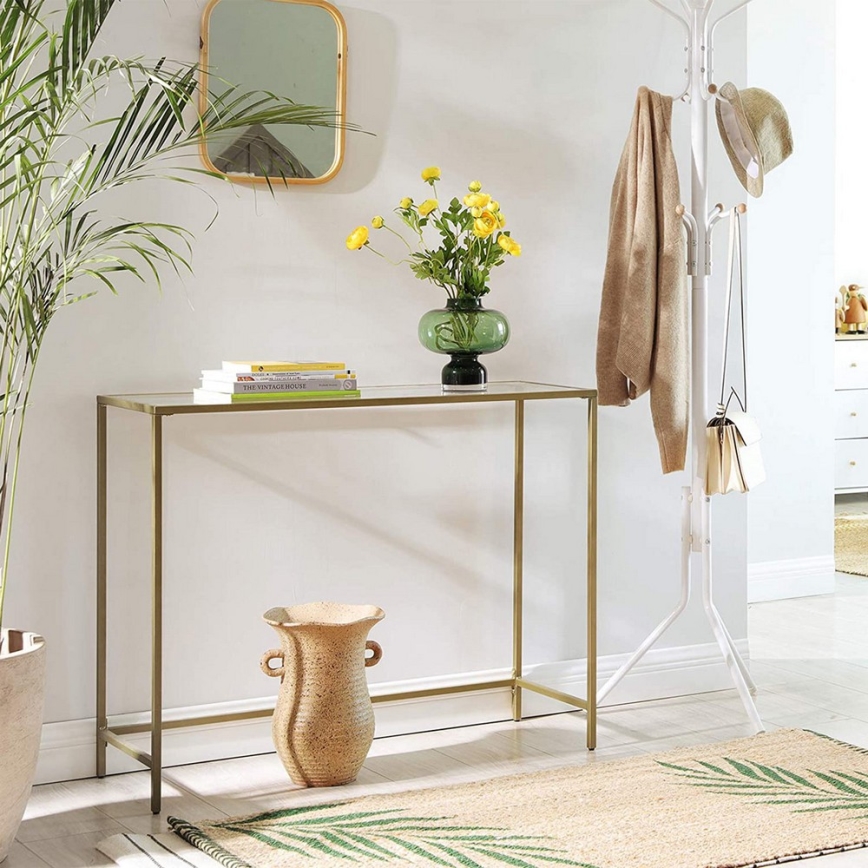 Gouden bijzettafel CIREL