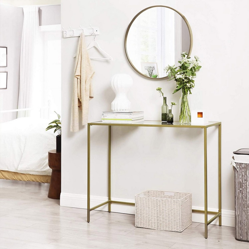 Gouden bijzettafel CIREL