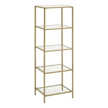 Gouden boekenkast GLASY