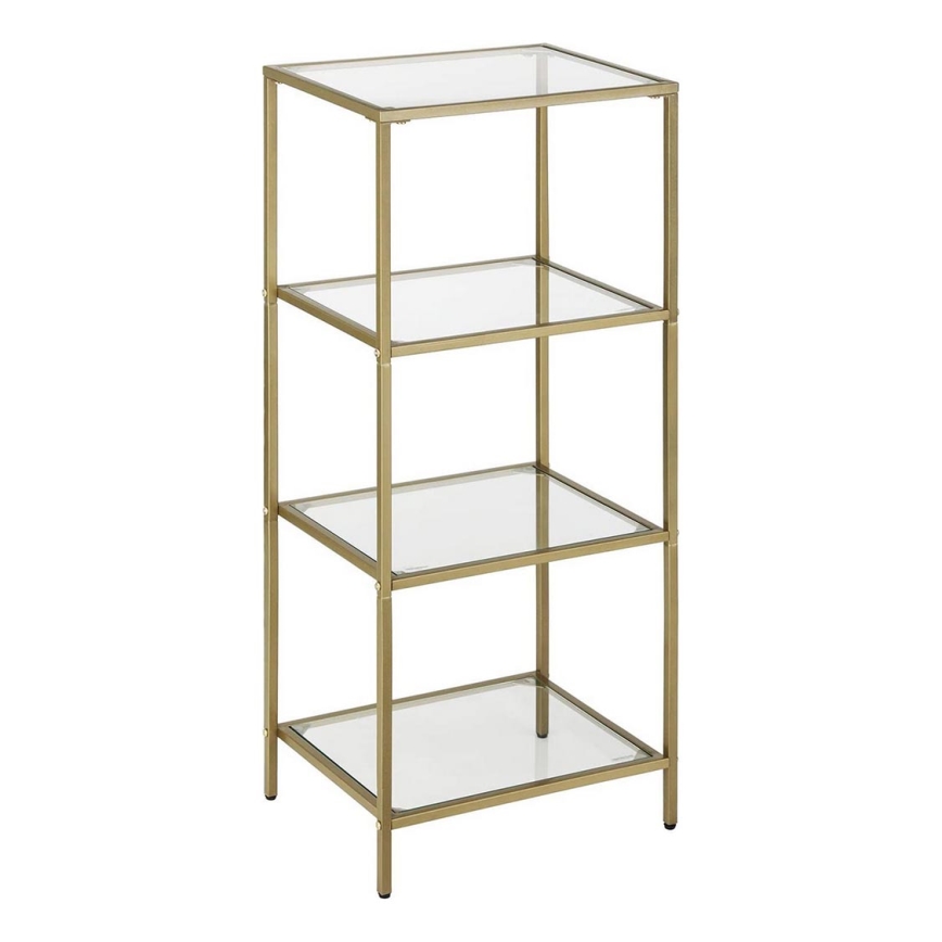 Gouden boekenkast GLASY