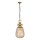Gouden kroonluchter aan ketting BOTTLE 1xE27/40W/230V