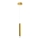 Goudkleurige LED Hanglamp GOLDIE 1x LED / 5W / 230V