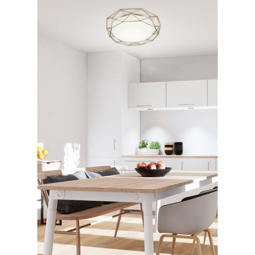 Goudkleurige LED Plafondverlichting SVEN LED / 24W / 230V