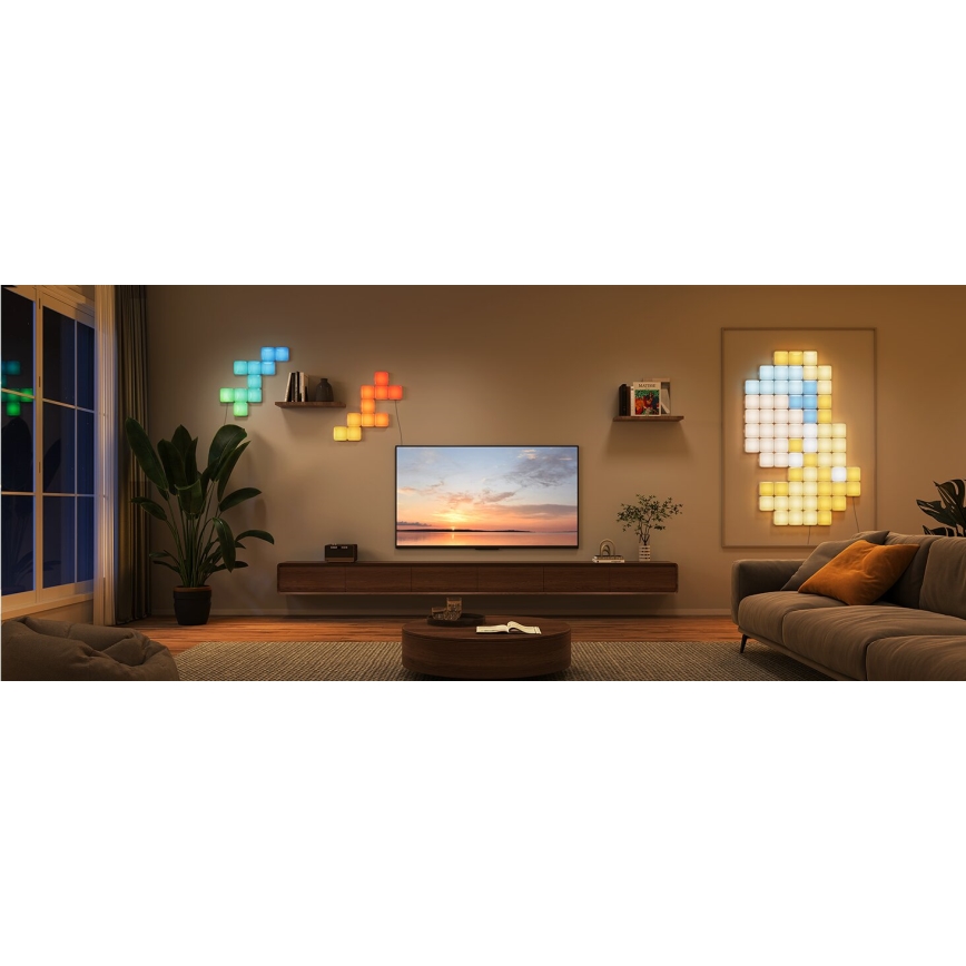 Govee - 10x Mini panneau RGBIC connecté Wi-Fi