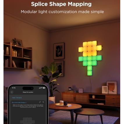 Govee - 10x Slimme mini RGBIC-paneel Wi-Fi