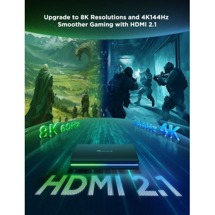 Govee - AI Sync Box Kit 2 Kit intelligent d'éclairage PC 27-34 + panneaux LED Wi-Fi