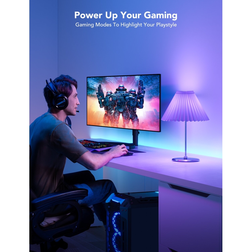 Govee - Ampoule LED RGBWW à intensité variable Smart E27/9W/230V 2700-6500K Wi-Fi