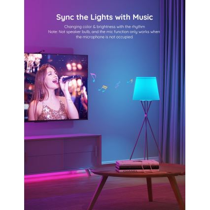 Govee - Ampoule LED RGBWW à intensité variable Smart E27/9W/230V 2700-6500K Wi-Fi