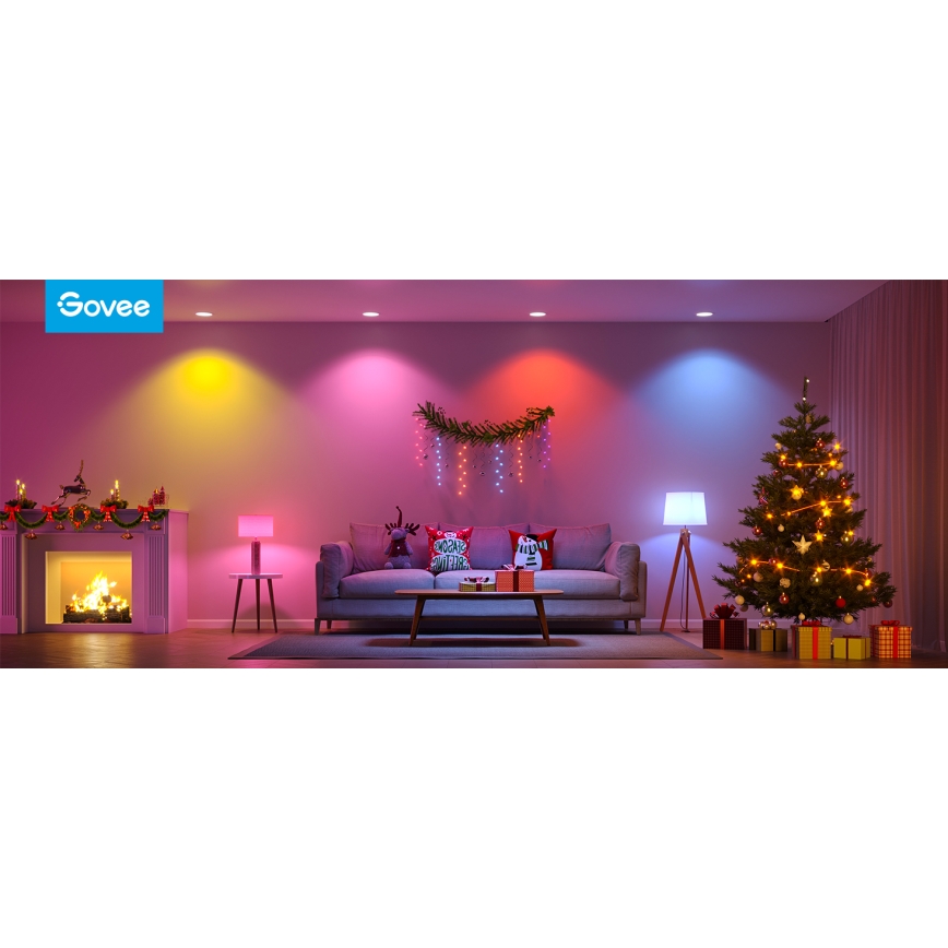 Govee - Ampoule LED RGBWW à intensité variable Smart E27/9W/230V 2700-6500K Wi-Fi