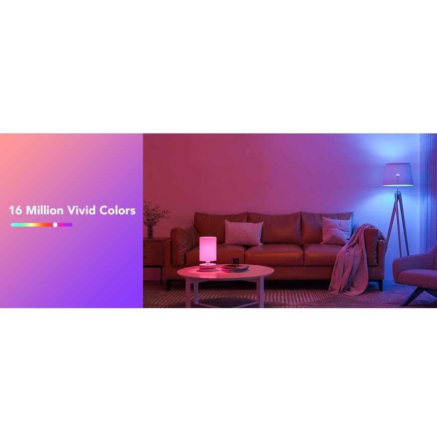 Govee - Ampoule LED RGBWW à intensité variable Smart E27/9W/230V 2700-6500K Wi-Fi