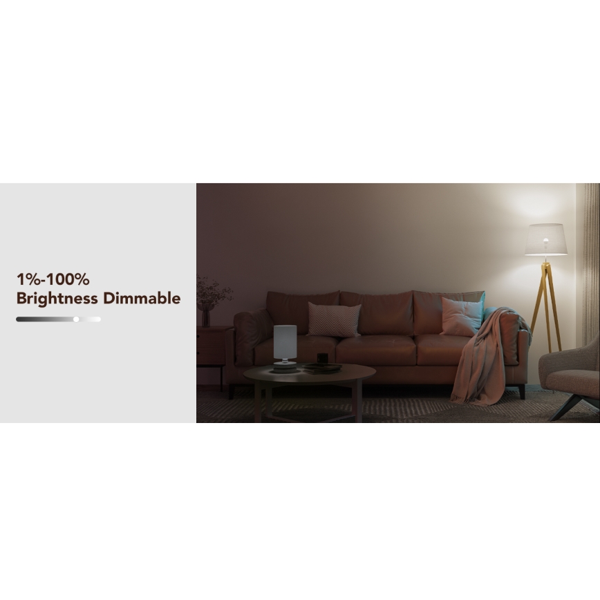 Govee - Ampoule LED RGBWW à intensité variable Smart E27/9W/230V 2700-6500K Wi-Fi