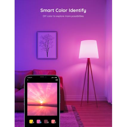 Govee - Ampoule LED RGBWW à intensité variable Smart E27/9W/230V 2700-6500K Wi-Fi