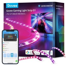 Govee - Dreamview G1 Smart LED RGBIC luminaire pour écran 27-34" Wi-Fi