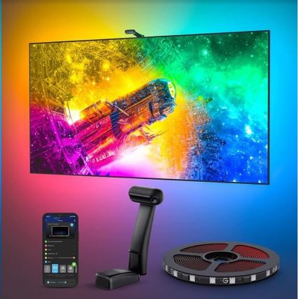 Govee - DreamView T2 DUAL TV 55-65 SMART LED-achtergrondverlichting RGBIC Wi-Fi + afstandsbediening