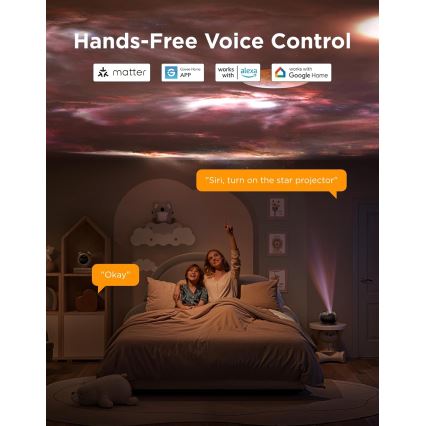 Govee - Galaxy Light Projector 2 Pro Matter met Wi-Fi-luidspreker