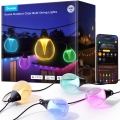 Govee- Guirlande décorative pour extérieur RGBICW à intensité variable LED/24W/230V IP67 2700-6500K Wi-Fi