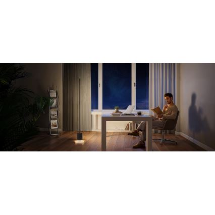Govee - Lampadaire à intensité variable avec haut-parleur Pro RGBICWW 2200-6500K Wi-Fi + télécommande