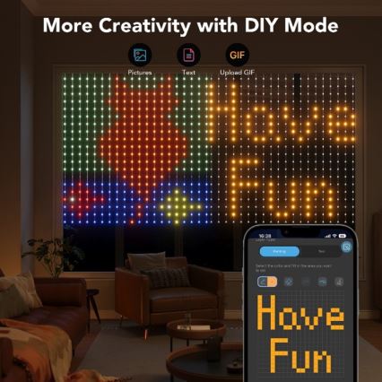 Govee - LED RGB Dimbaar buitenshuis Decoratieve lichtsnoer LED/15W/230V IP65 Wi-Fi