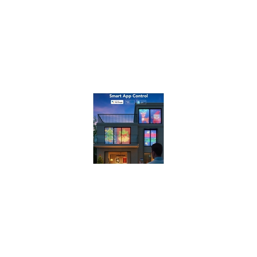 Govee - LED RGB Dimbaar buitenshuis Decoratieve lichtsnoer LED/15W/230V IP65 Wi-Fi