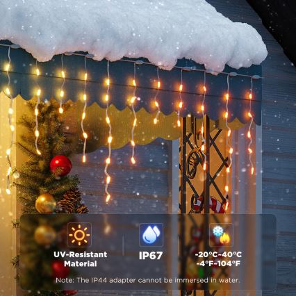Govee - LED RGBIC buiten ijspegelverlichting 10m Wi-Fi Matter IP65