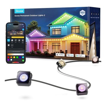 Govee - LED RGBIC String Downlights 30m Wi-Fi Matter IP67