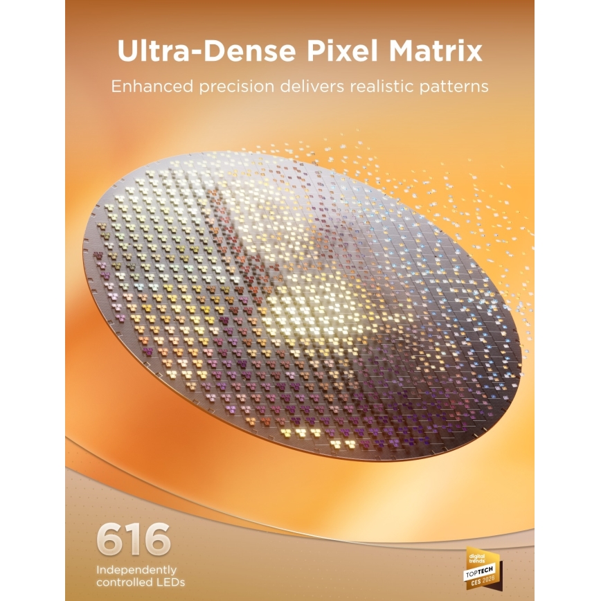 Govee - LED RGBICWW Dimbare plafondlamp LED/55W/230V Ø 53 cm Matter Wi-Fi