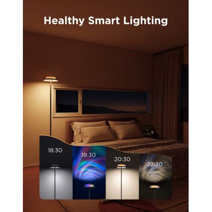 Govee - LED RGBICWW Dimbare vloerlamp UPLIGHTER MATTER LED/24W/230V Wi-Fi