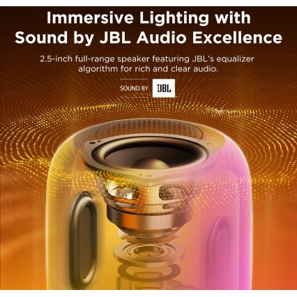 Govee - LED RGBW dimbare tafellamp met luidspreker LED/36W/12V Wi-Fi