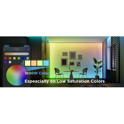 Govee - LED RGBWWIC Dimbare strip Strip Lamp 2 Pro 5m Wi-Fi Matter