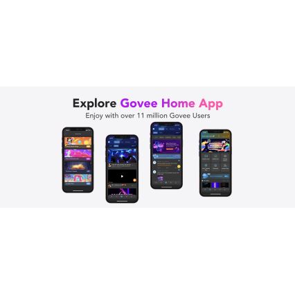 Govee - M1 PRO PREMIUM Smart RGBICW+ Ruban LED 2m Wi-Fi Matter