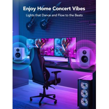 Govee - M1 PRO PREMIUM Smart RGBICW+ ruban LED 5m Wi-Fi