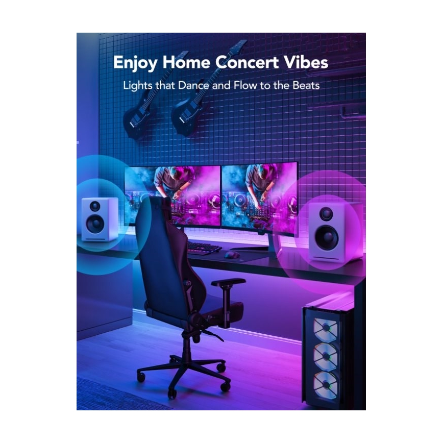 Govee - M1 PRO PREMIUM Smart RGBICW+ ruban LED 5m Wi-Fi