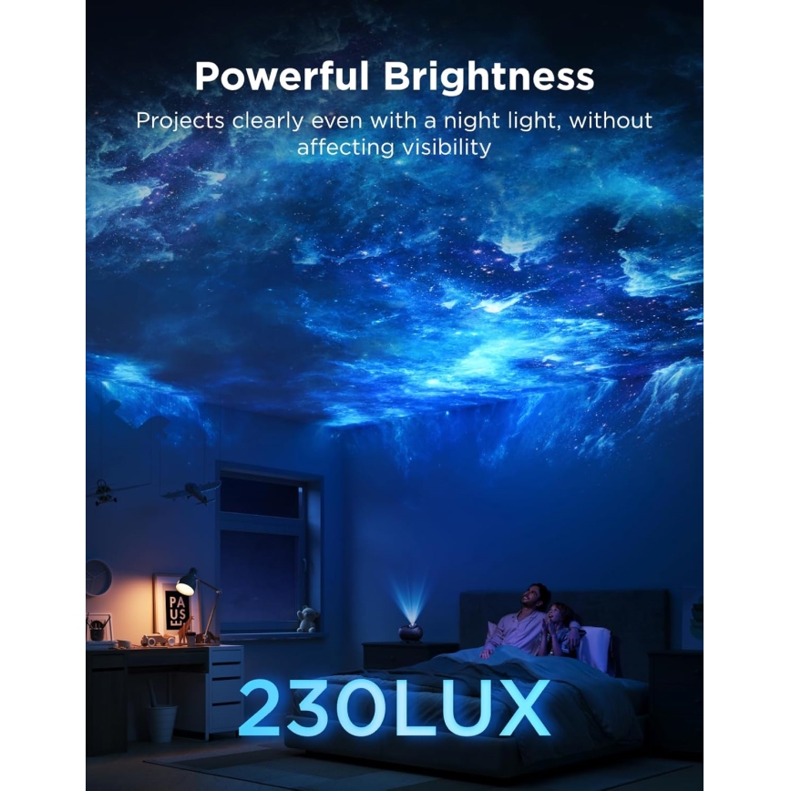Govee - Projecteur Galaxy Light 2 Pro Matter avec haut-parleur Wi‑Fi