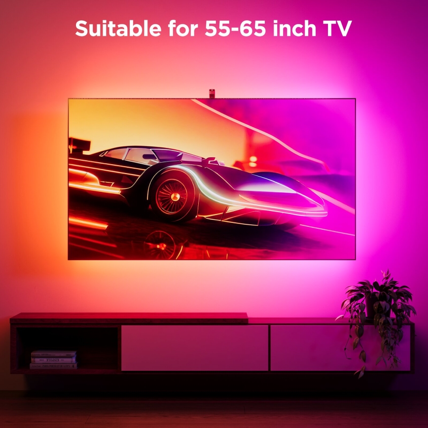 Govee - Rétroéclairage Backlight 3S Netflix TV 55-65" SMART LED RGBICW Wi-Fi + Télécommande