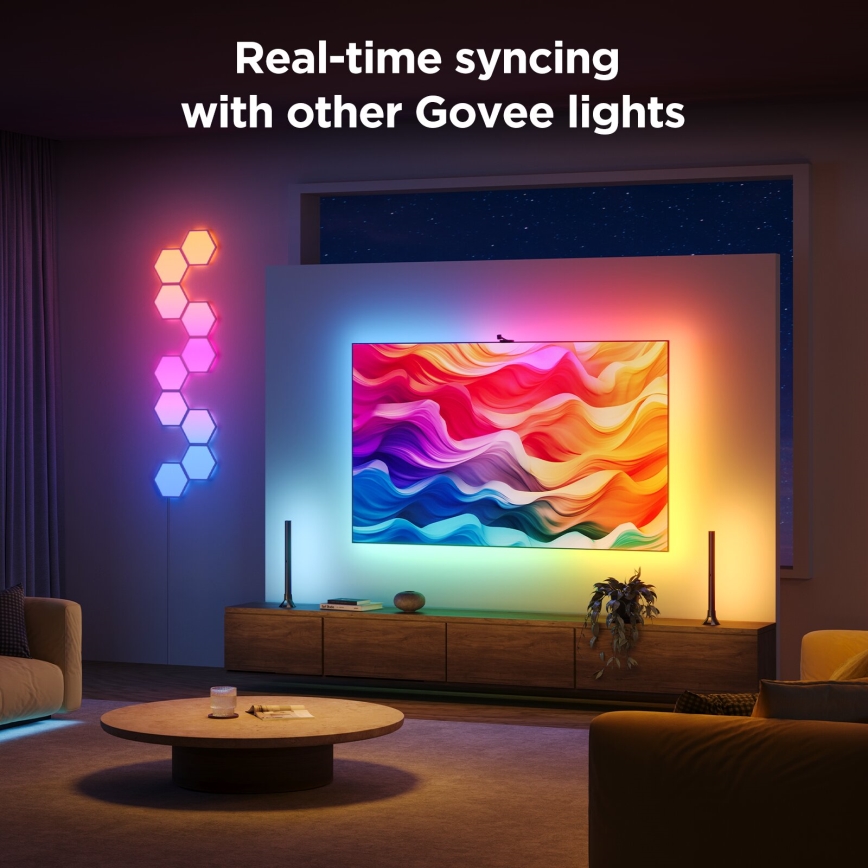 Govee - Rétroéclairage Backlight 3S Netflix TV 55-65" SMART LED RGBICW Wi-Fi + Télécommande