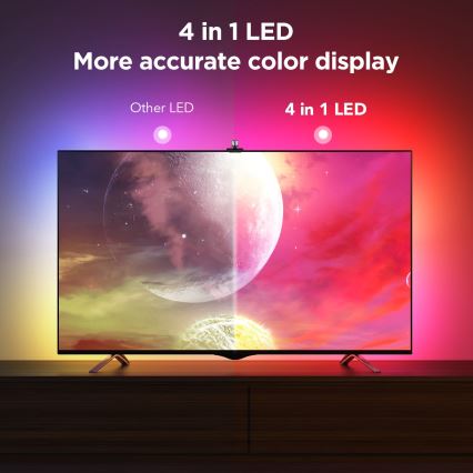 Govee - Rétroéclairage Backlight 3S Netflix TV 55-65" SMART LED RGBICW Wi-Fi + Télécommande